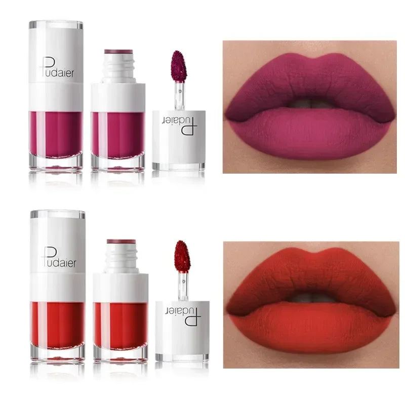 Red Lip Makeup Tattoo Long Lasting Lip Tint Matte Plumper Lip Gloss Liquid Matte Lipstick Waterproof Rouge