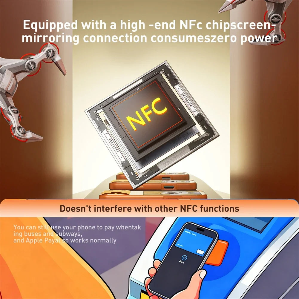 case  NFC IPHONE avec ecran