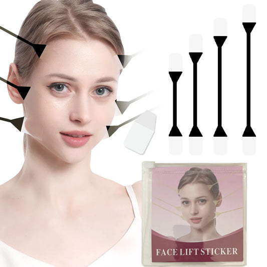 Invisible Face Lift Tape Facial Slimming Patch Wrinkle Removal Sticker Neck Eye Lifter anti Aging Patch Face Contouring Tool