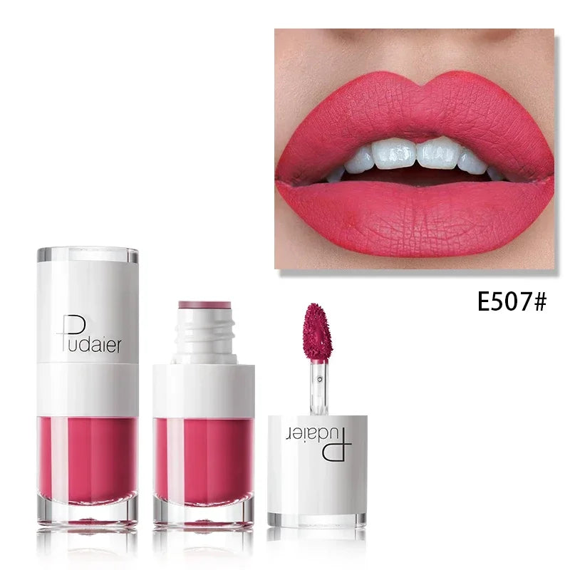 Red Lip Makeup Tattoo Long Lasting Lip Tint Matte Plumper Lip Gloss Liquid Matte Lipstick Waterproof Rouge