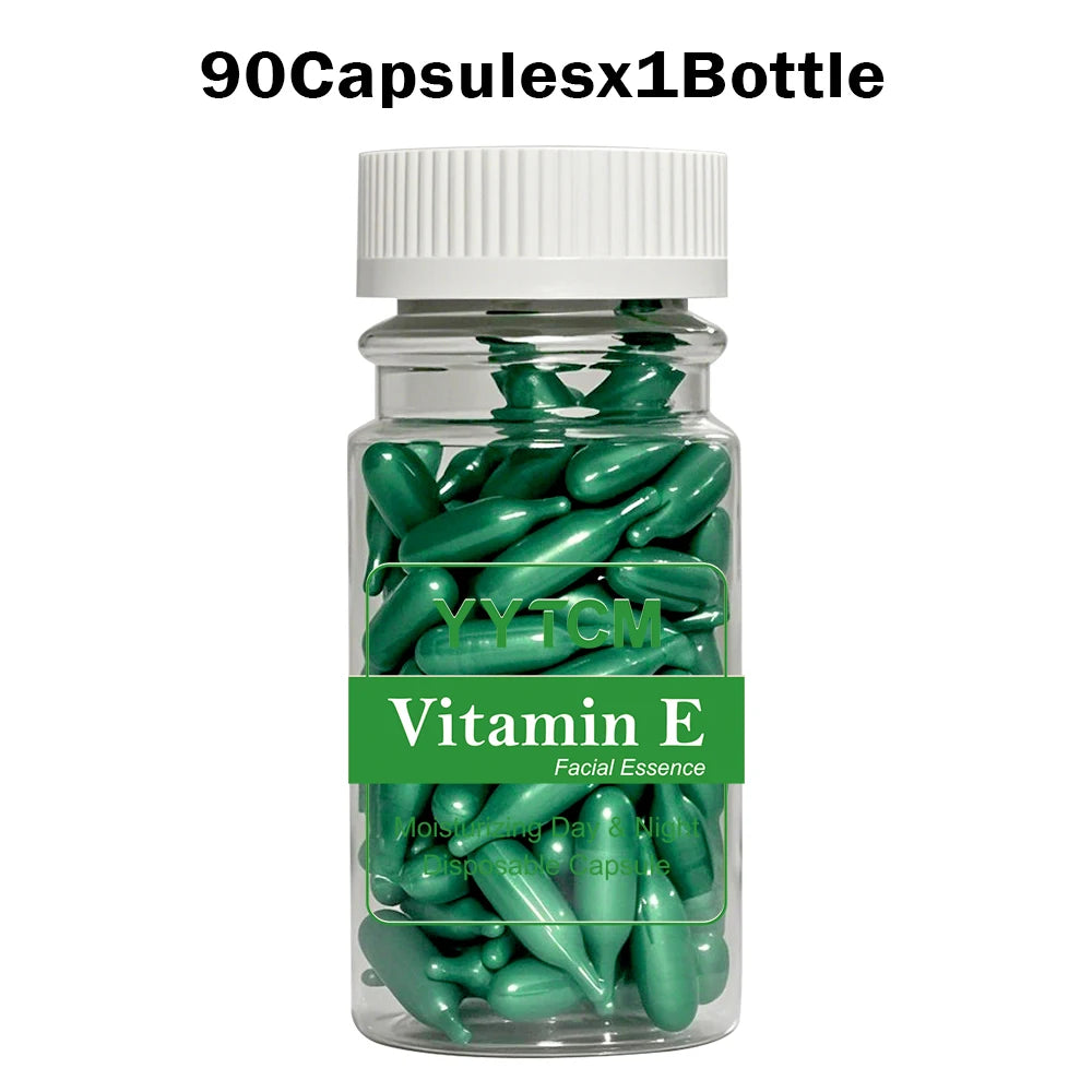 Capsules Sérum Vitamine E — Hydratation Intense Visage (90 Capsules)
