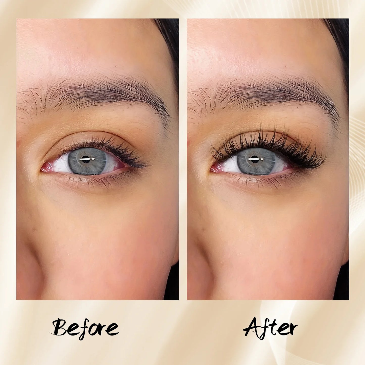 Eyelash Cluster 200 PCs DIY Individual Eyelashes Natural Look Wispy Eyelashes 9-16MM 40D Curly Hair Individual Cluster Eyelashes