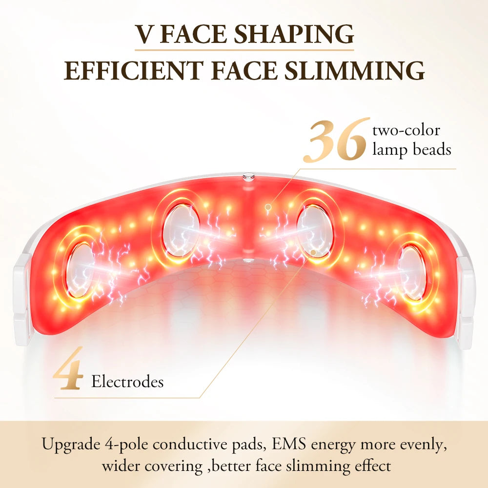 Appareil Lifting Visage ANLAN V-Face — Microcourant Anti-Double Menton LED