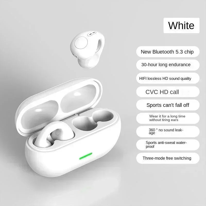Écouteurs Bluetooth T75 — Conduction Osseuse HiFi Waterproof Sport