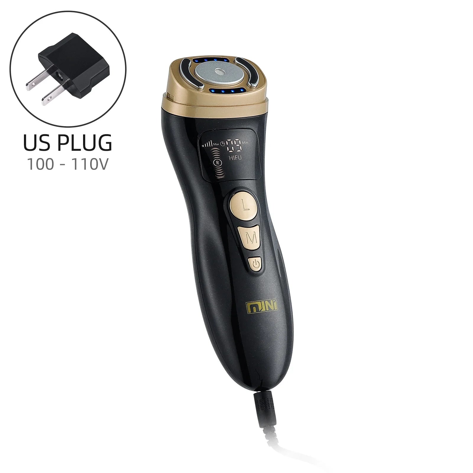 Appareil HIFU Mini — Lifting Ultrasons, RF & EMS Visage, Cou & Yeux