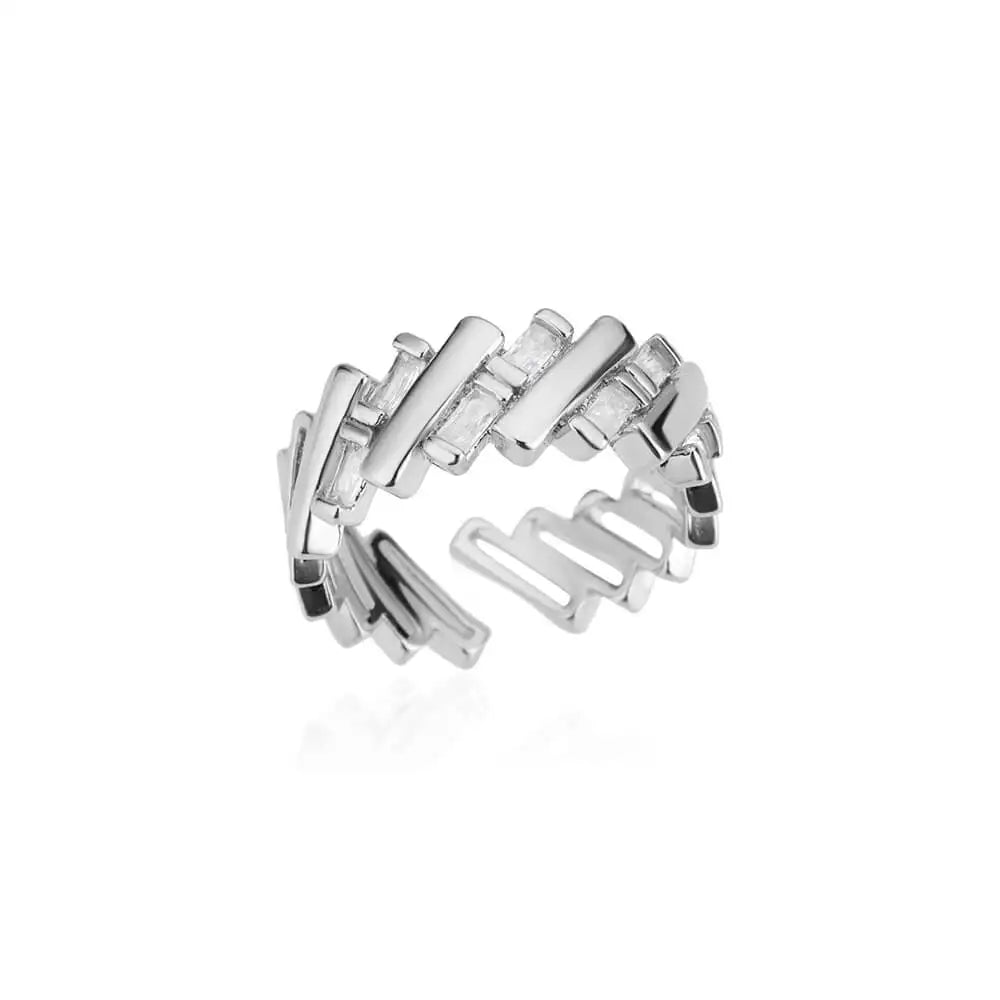 Bague Tournesol Acier Inoxydable — Or & Fleur Exagérée