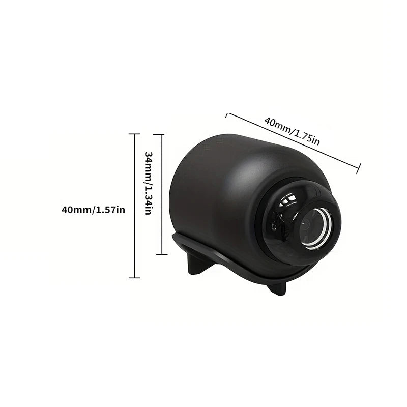 Nouvelle X5 Mini Caméra 1080P WiFi — Vision Nocturne Détection Mouvement Ultra-Légère 32g