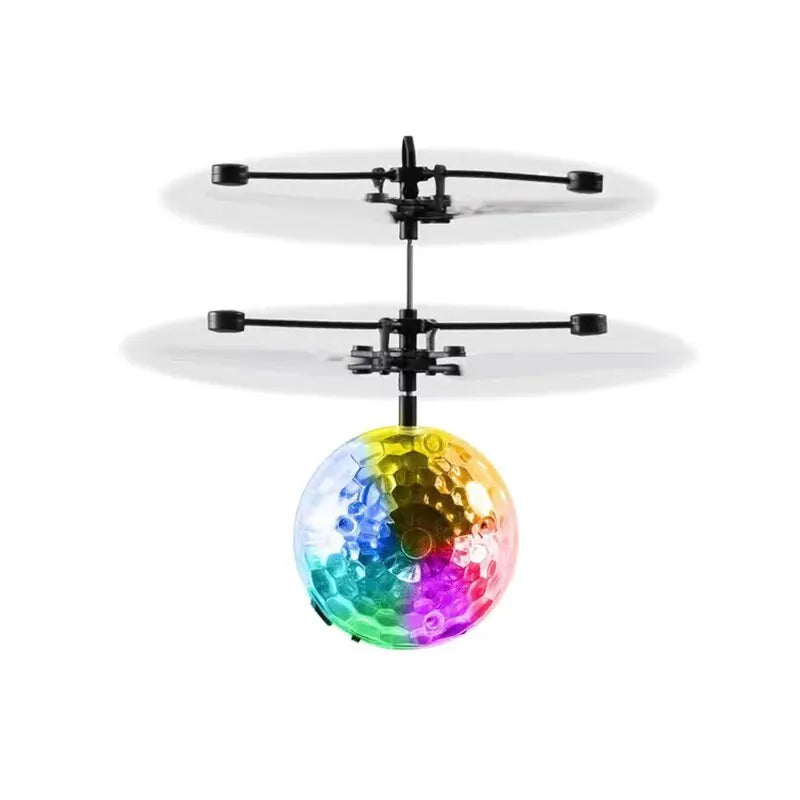 Boule Cristal LED Flottante — Contrôle Gestuel Infrarouge Multicolore