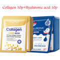 Masques Visage Acide Hyaluronique & Collagène – Lot de 20 | Hydratation Intense