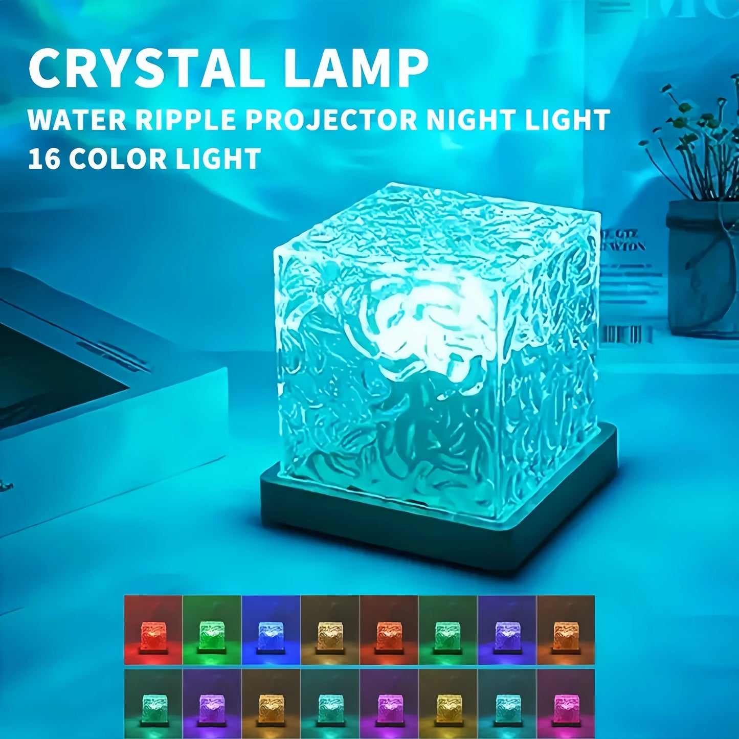 Projecteur Aurora Vagues Océan — 16 Couleurs LED
