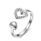 Bague Cœur Argent 925