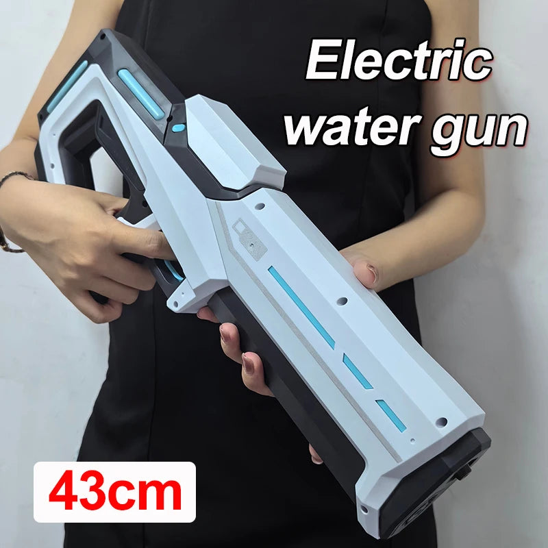 Pistolet à Eau Électrique — Puissant Automatique Été & Plage