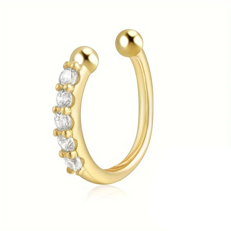 Faux Piercing Nez Manchette — Hypoallergénique