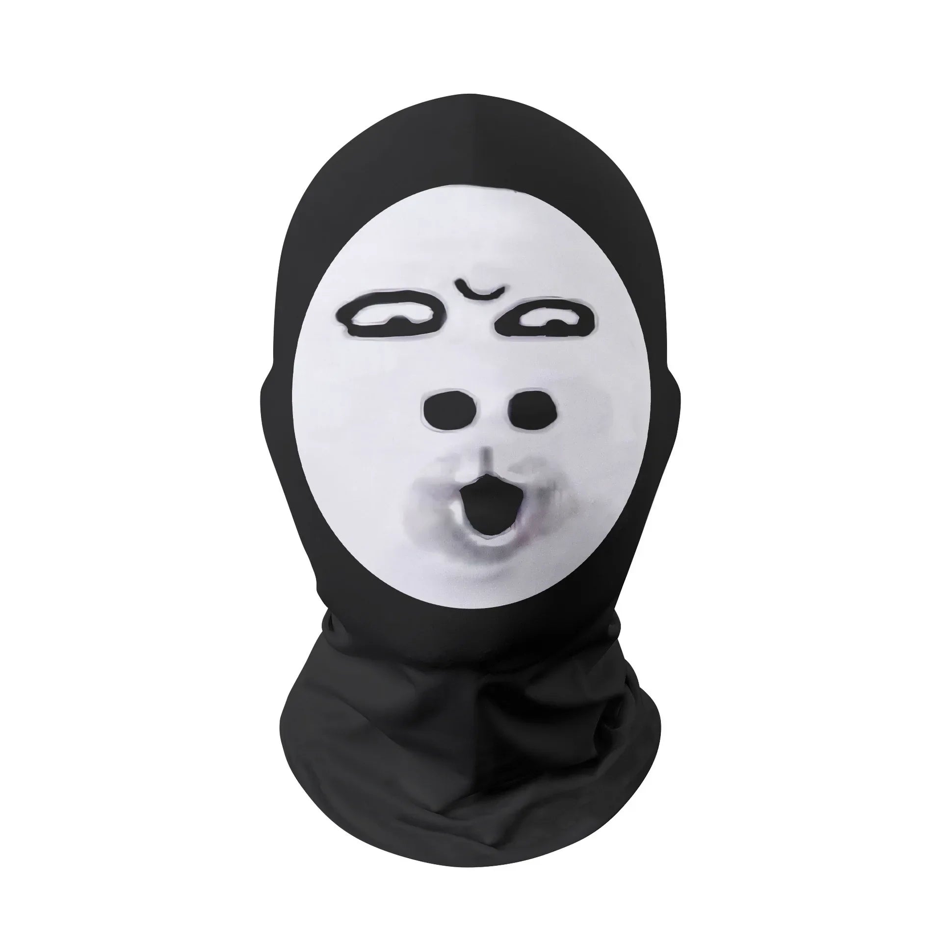 3D Full Face Mask Balaclava Printed Realistic Funny Prank Face Mask for Cosplay Daily Joke Men Women Headdress Halloween Masks