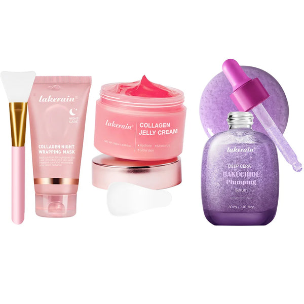 Masque Coréen au Collagène Peel-Off — Anti-Rides & Lifting Nuit