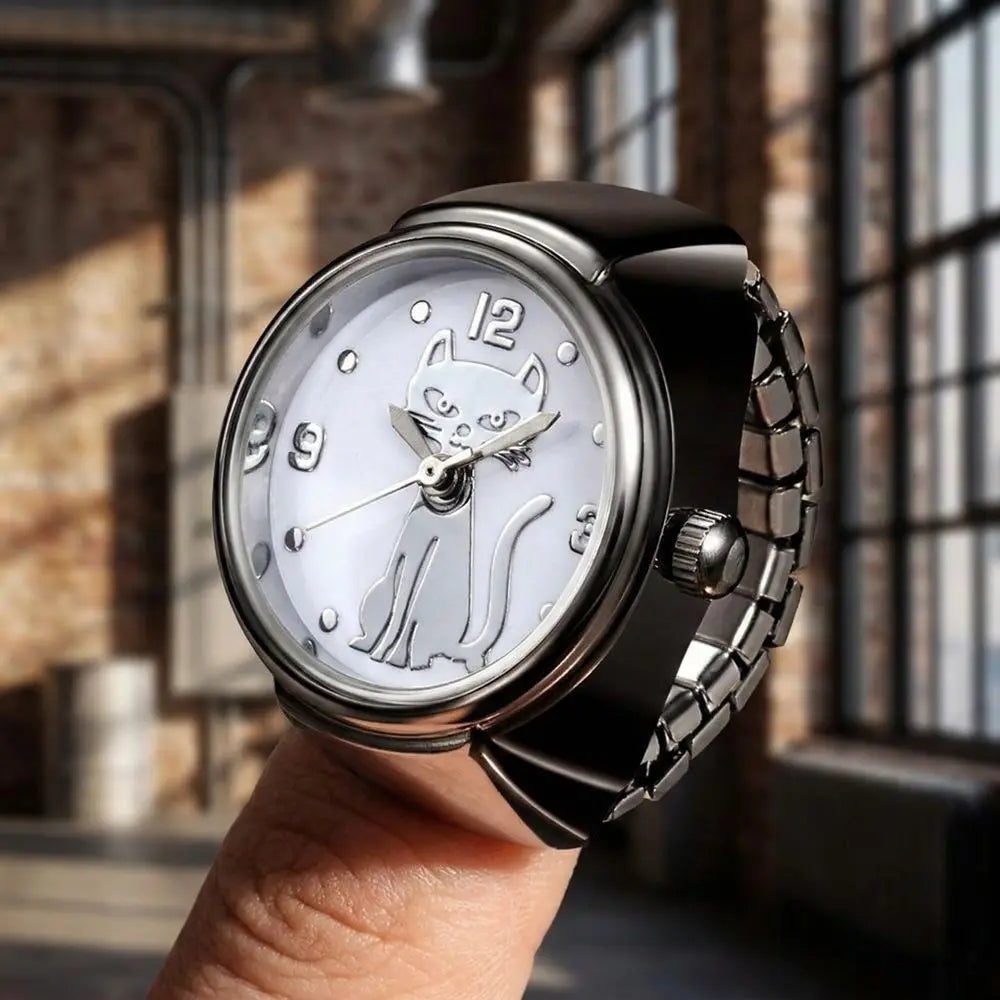 Bague-Montre Chat