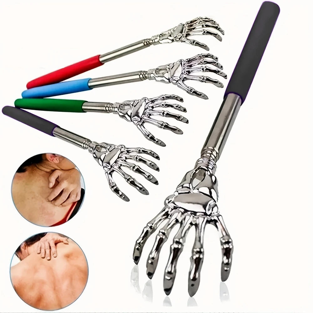Gratte-Dos Télescopique Inox — Extensible 21-53 cm Humains & Animaux
