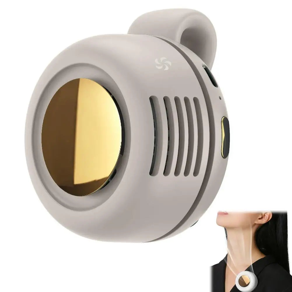 Ventilateur Ceinture Portable Sans Lame — 60 Pales Silencieux 5h Batterie USB