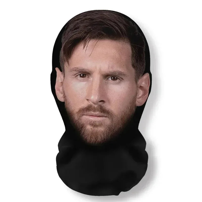 NEW 2026 3D Seamless Mask Funny Face Printed Head Scarf Celebrity Ice Silk Sunscreen Head Mask Halloween Cosplay Props