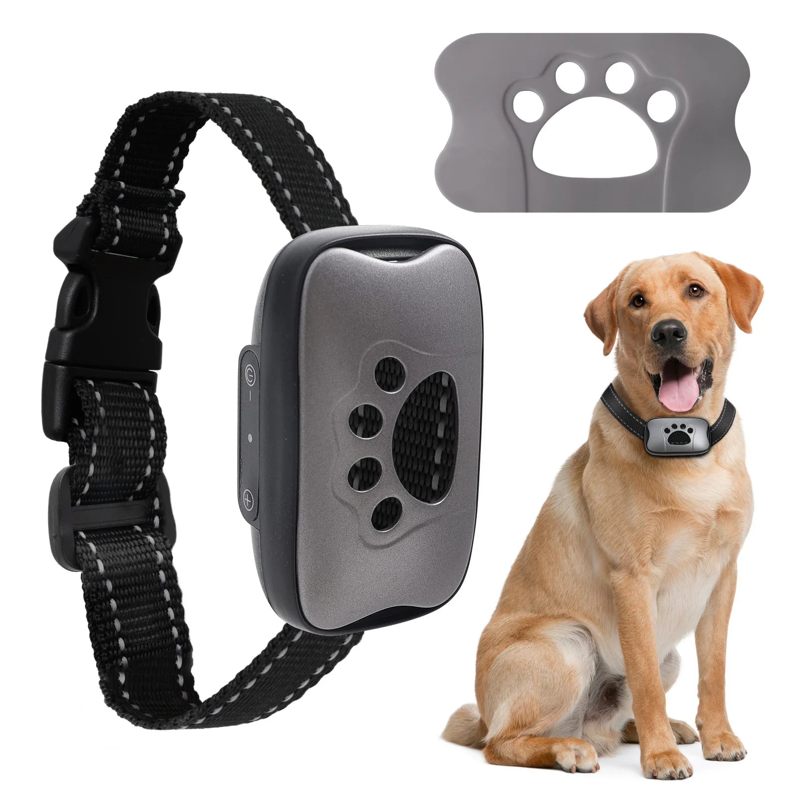 Collier Anti-Aboiement Ultrasonique — Rechargeable USB Sans Choc