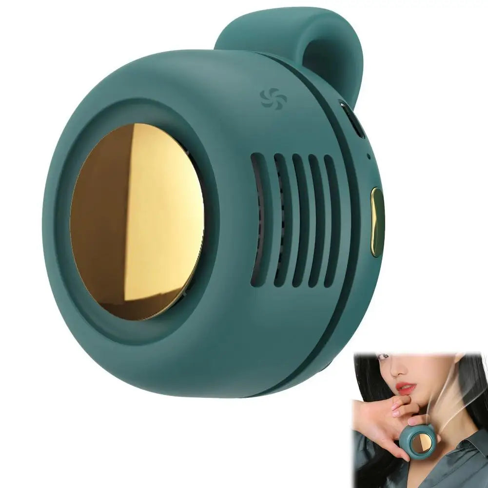 Ventilateur Ceinture Portable Sans Lame — 60 Pales Silencieux 5h Batterie USB