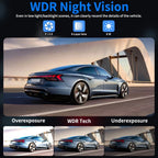 Dashcam 4 Objectifs 360° 1080P avec Vision Nocturne
