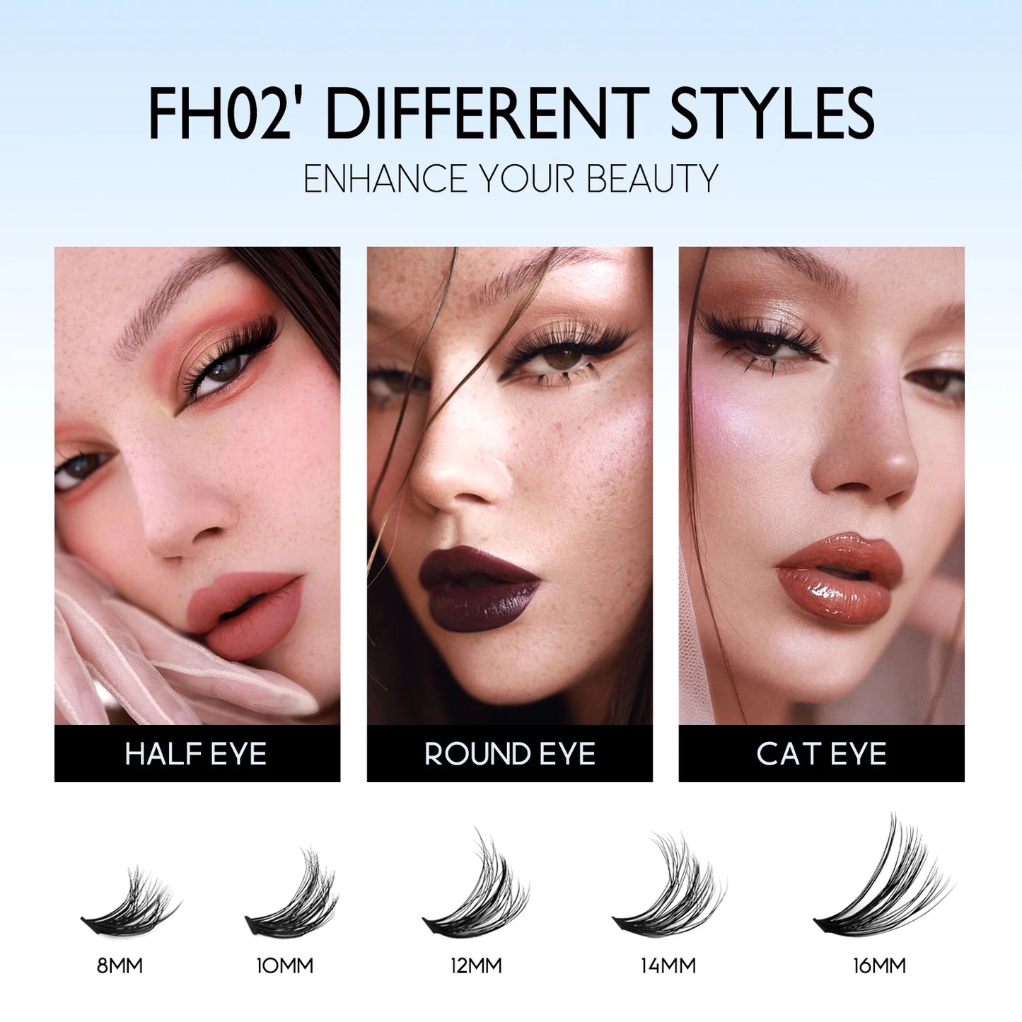 Kit Extensions de Cils DIY — Cluster, Colle & Fixateur