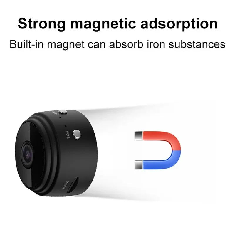 A9 Mini Caméra WiFi EWIND — Surveillance Maison Connexion Instantanée iOS & Android