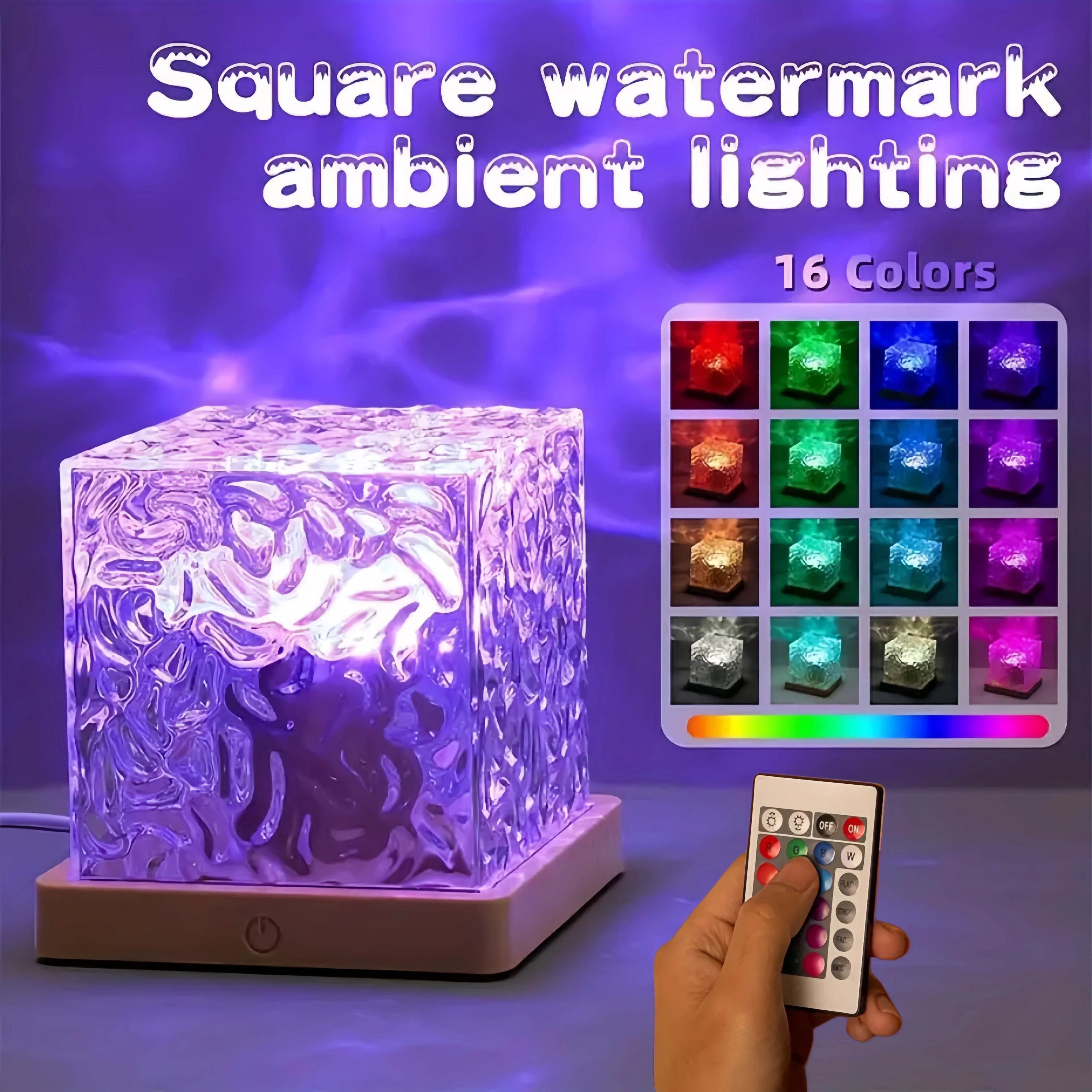 Projecteur Aurora Vagues Océan — 16 Couleurs LED