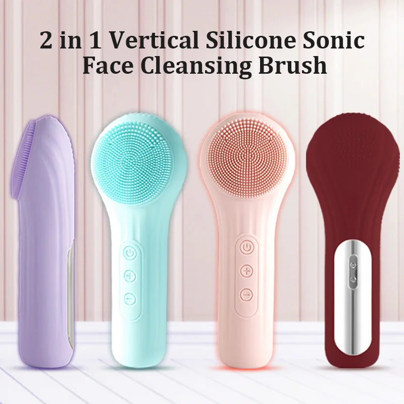 Brosse Nettoyante Visage Sonique — Exfoliation Électrique Rechargeable