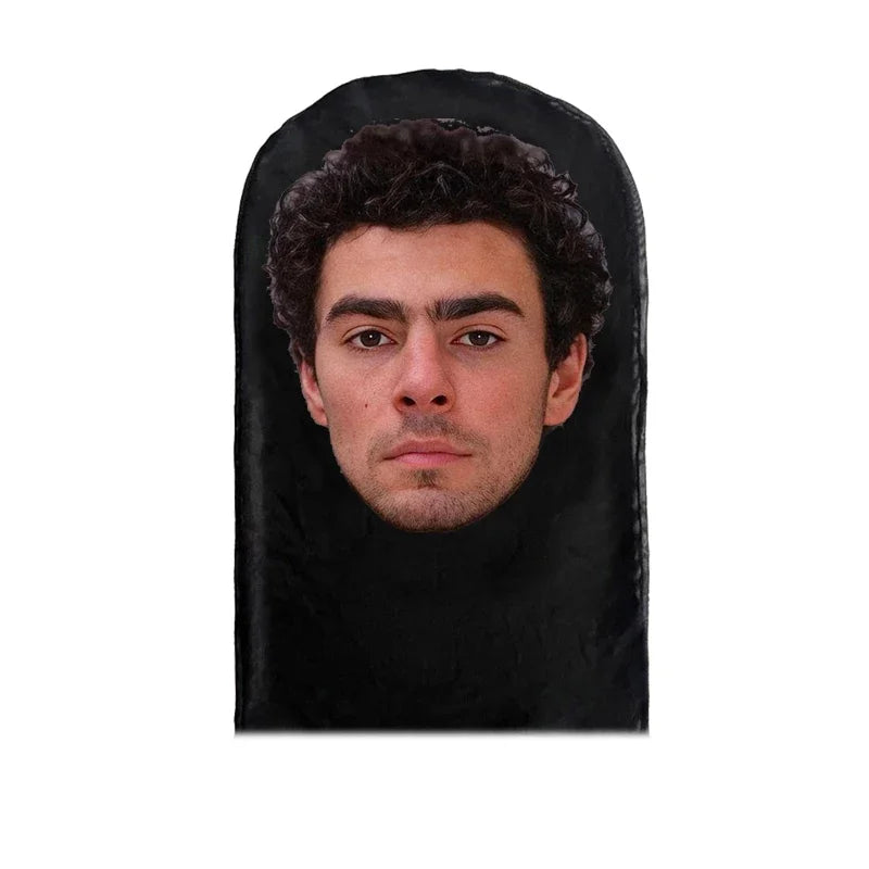 3D Full Face Mask Balaclava Printed Realistic Funny Prank Face Mask for Cosplay Daily Joke Men Women Headdress Halloween Masks