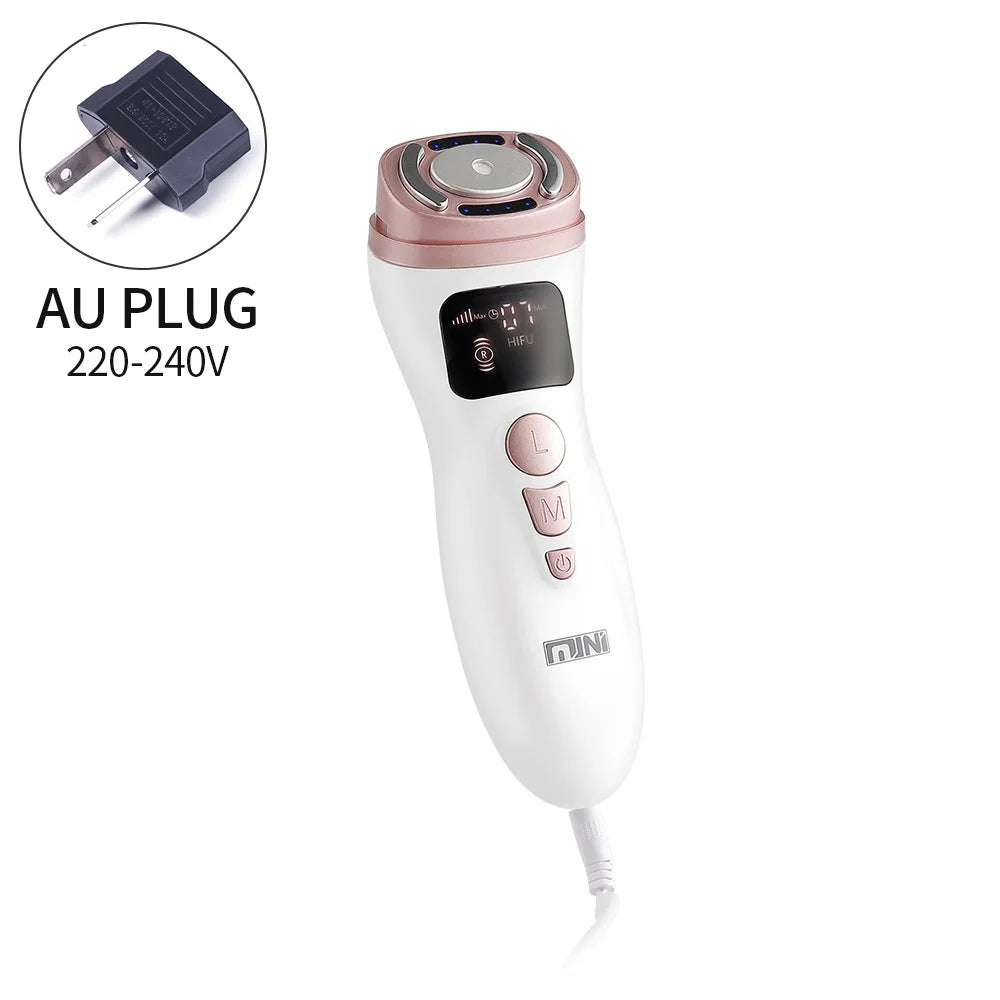 Appareil HIFU Mini — Lifting Ultrasons, RF & EMS Visage, Cou & Yeux