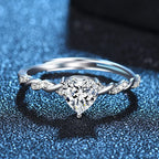 Bague Cœur Argent 925