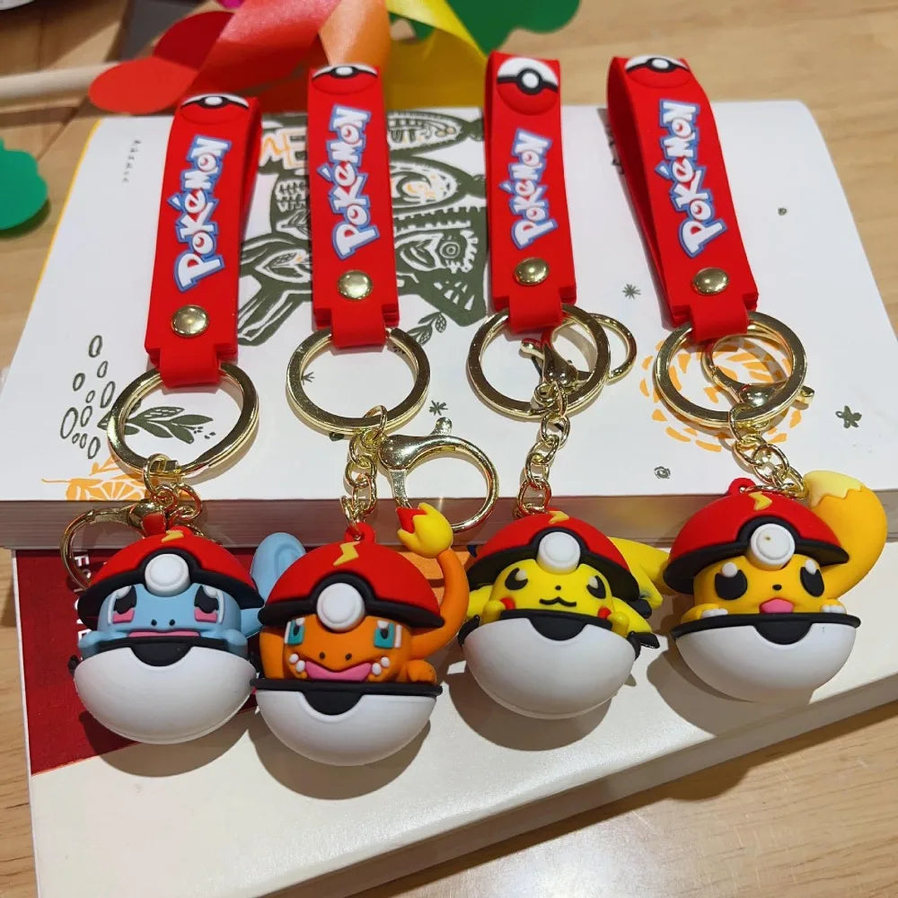 Pokémon Gift Idea - Pikachu Poké Ball keychain. A thoughtful gift for any Pokémon lover. Add charm to your keys or backpack!