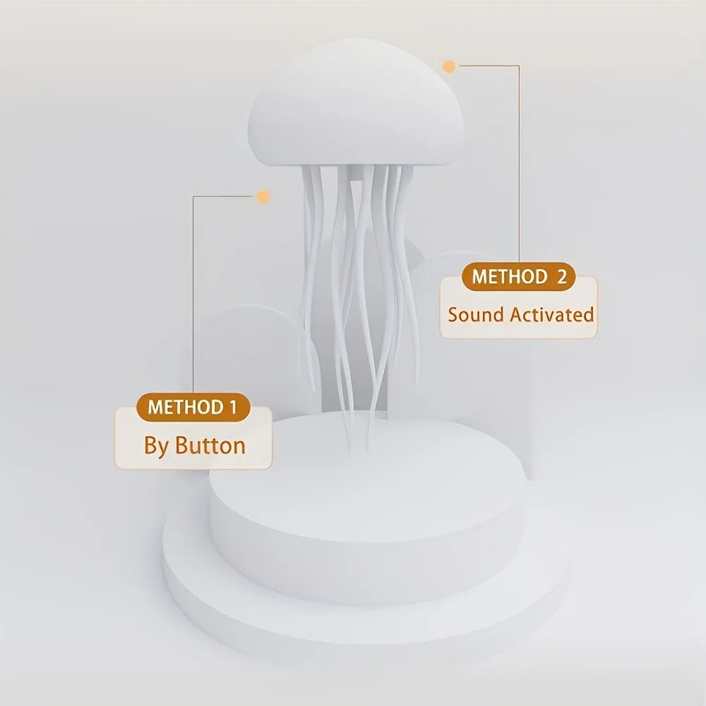 Lampe Méduse Gradient — Décoration Chambre Bioluminescente