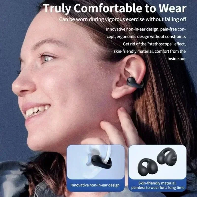 Écouteurs Bluetooth T75 — Conduction Osseuse HiFi Waterproof Sport