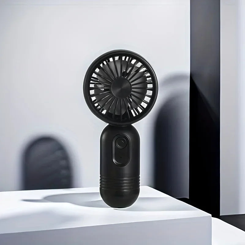 Mini Portable Fan USB Charging 3-Speed Handheld Small Fan Suitable for Office, Student Dormitory, Outdoor Travel and Camping