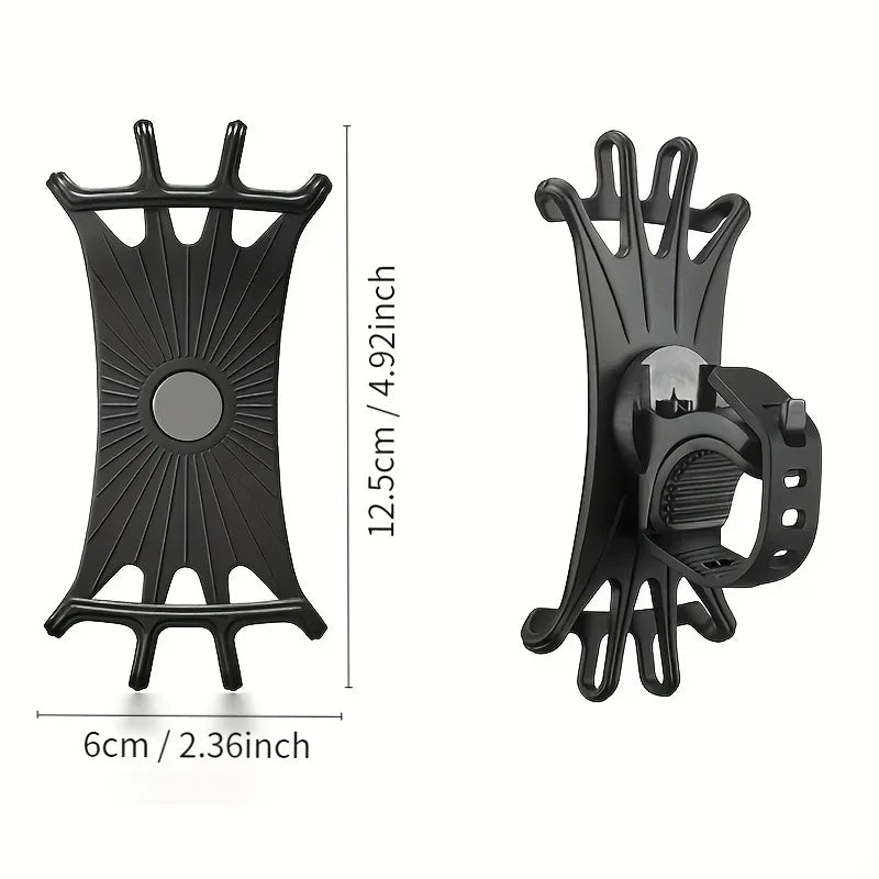 Support Téléphone Vélo & Moto VIKEFON — Rotation 360° Silicone Universel Tous Smartphones