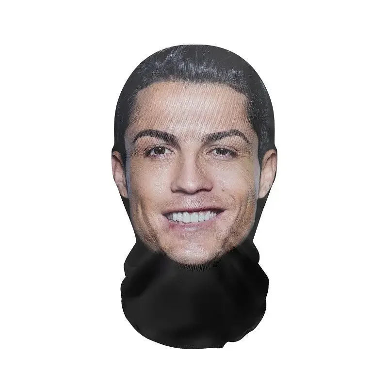 3D Full Face Mask Balaclava Printed Realistic Funny Prank Face Mask for Cosplay Daily Joke Men Women Headdress Halloween Masks