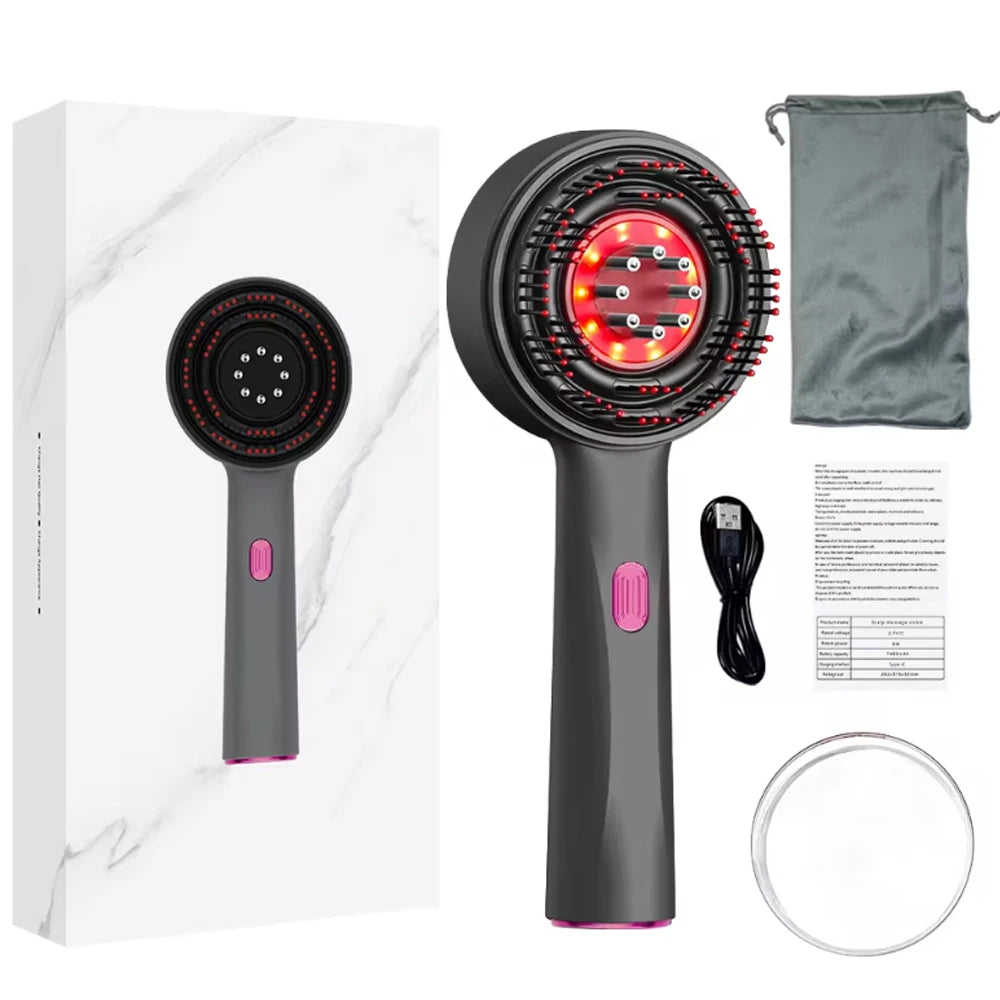 Peigne Masseur Lumière Rouge