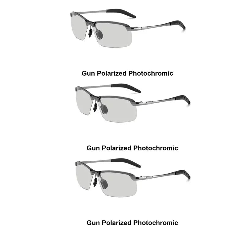1/2/3pcs Day And Night Vision Sunglasses Polarized Smart Photochromic Sun Glasses For Man Woman Camping Fishing Driving Climbing