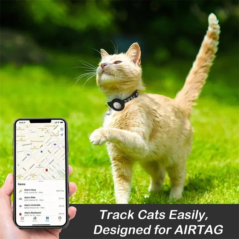 Collier Chat pour AirTag