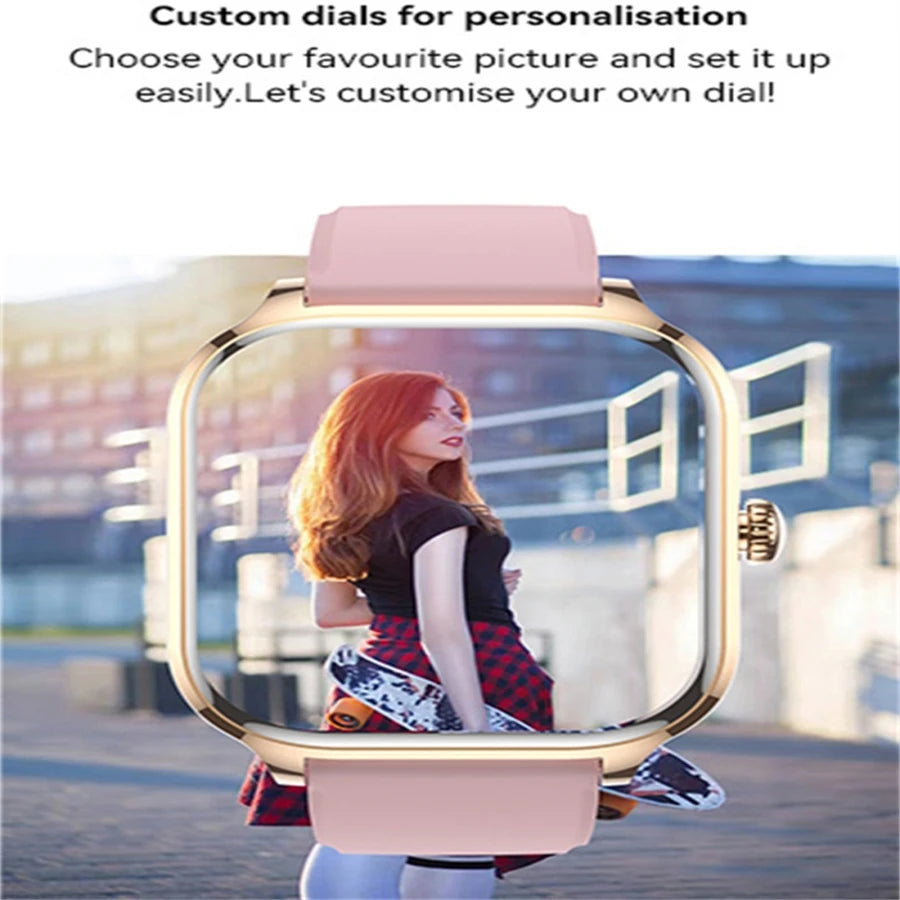 Smartwatch CHAONB 2026 — Écran HD 2.01" Appels Bluetooth Santé Sport iOS & Android