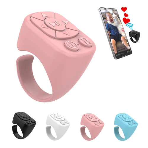Bague Télécommande Bluetooth — Défilement TikTok Obturateur Photo iOS & Android