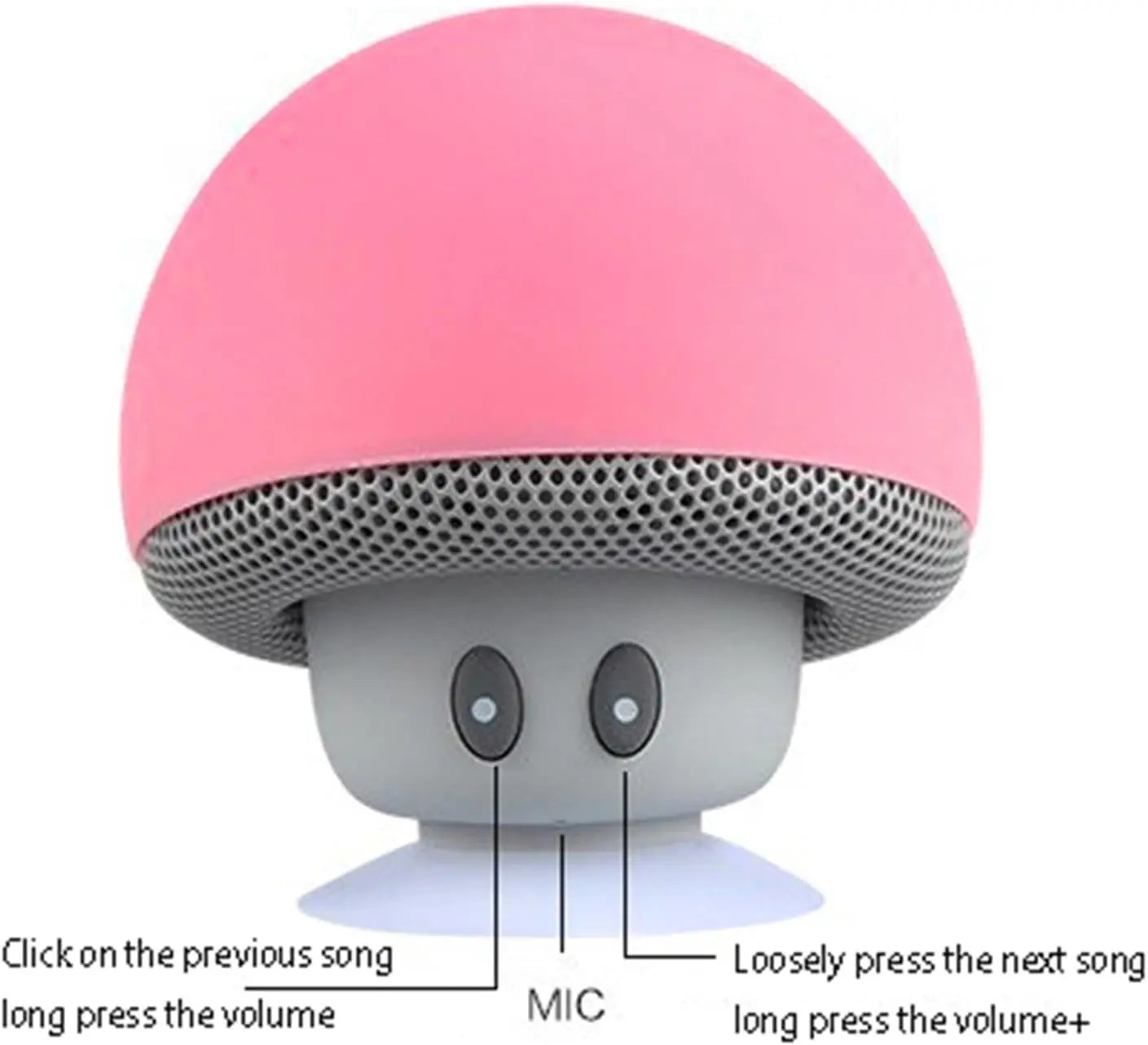 Enceinte Bluetooth Champignon — Portable Waterproof 9m
