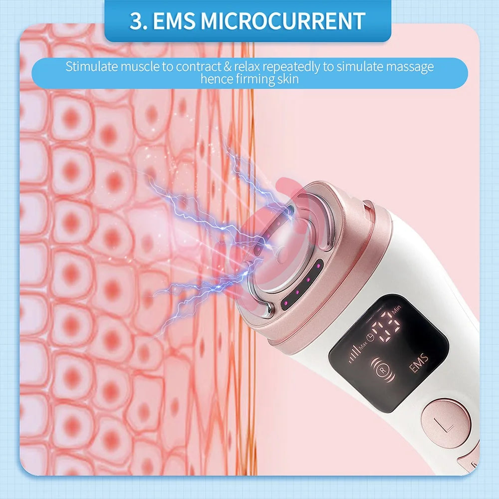 Appareil HIFU Mini — Lifting Ultrasons, RF & EMS Visage, Cou & Yeux