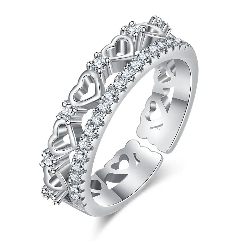 Bague Cœur Argent 925