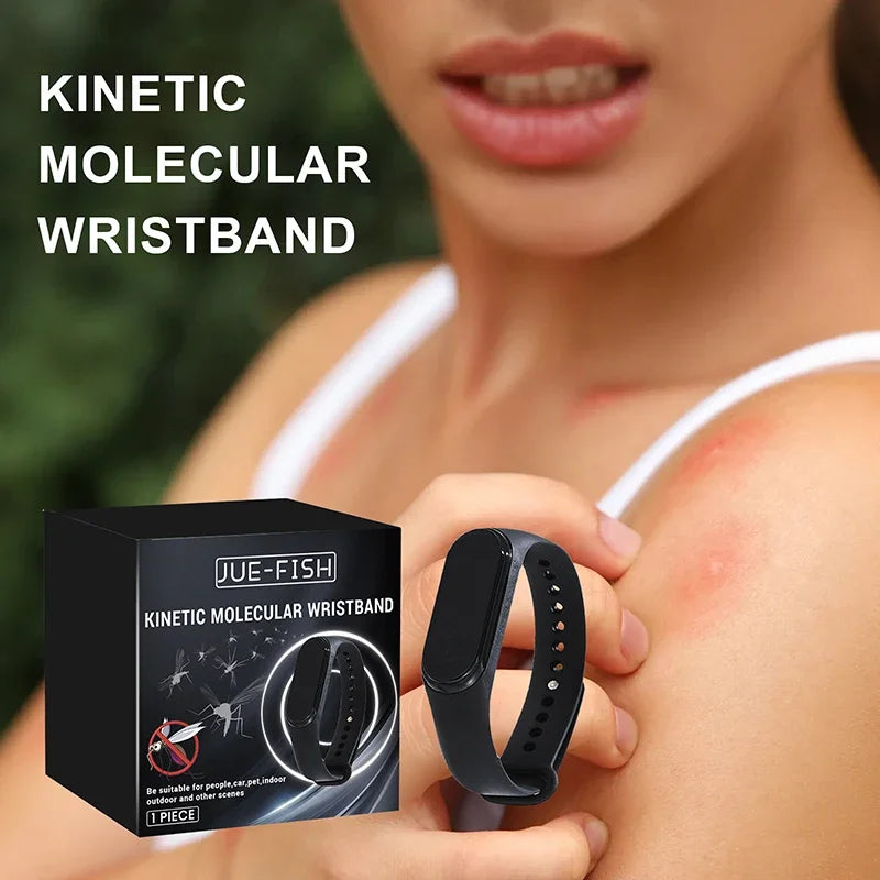 Bracelet Anti-Moustiques Ultrasonique — Protection Physique Sans Produit Chimique Intérieur & Extérieur