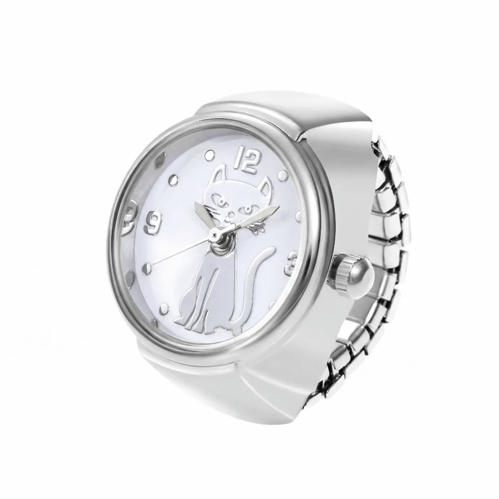 Bague-Montre Chat