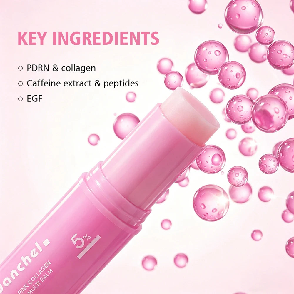 Baume Stick PDRN Collagène Rose – Anti-Rides & Raffermissant Visage